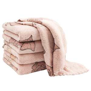 Dish Towels Coral Fleece 4 Pack Absorbent Quick Dry Kitchen Cleaning Cloth - Product Image 2