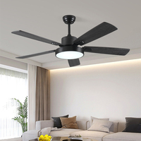 Luminaire en bois à grande bobine de lumière en pouces Lustre luxueux pour la maison et ventilateur de plafond moderne avec lumière