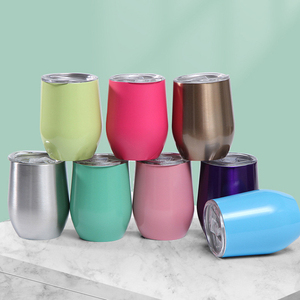 Tazas Térmicas de Viaje Personalizadas con Logotipo, Lindas, de Metal, de 6oz/12oz, en Forma de Huevo, para Café, Termo, Vaso con Tapa - Product Image 4