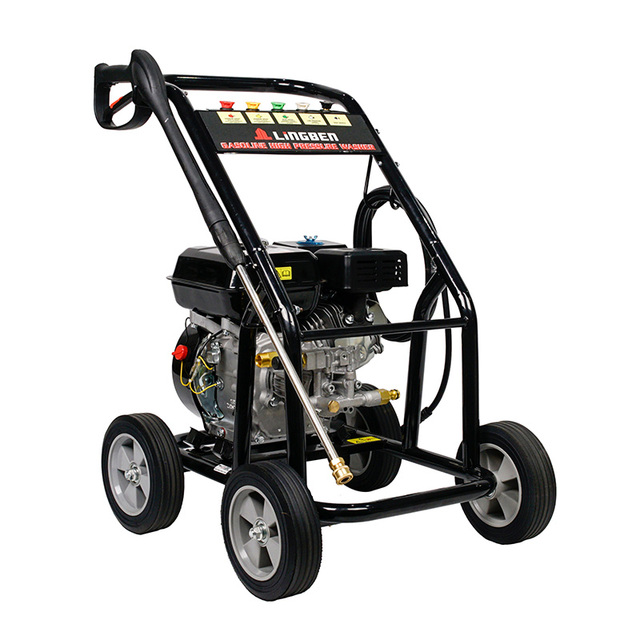 Car Pressure Washer Lingben with Four Wheels High Pressure Washer