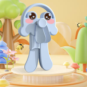 Deportes al aire libre Juguetes Niños Plástico Silencioso Portátil Presionado a mano Ventilador de refrigeración Dibujos animados Mini Jellyfish Fan - Product Image 4