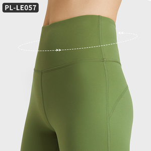 Pantalon d'entraînement personnalisé Leggings de fitness grande taille Leggings de yoga taille haute Leggings évasés Pantalons de yoga personnalisés - Product Image 5