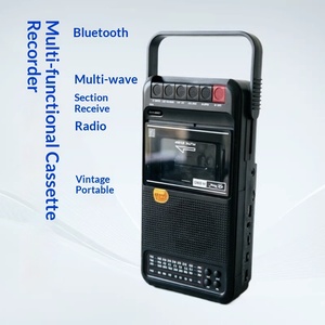 Grabadora y Reproductor de Casetes Multifuncional con Altavoz USB/TF MP3, Portátil, con Energía Solar, Grabadora, Radio Multibanda FM/AM/SW - Product Image 3
