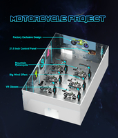 Equipo de Realidad Virtual Multijugador YHY para 6 Jugadores, Máquina de Carreras de Motos de Realidad Virtual, Simulador de Realidad Virtual 9D Comercial