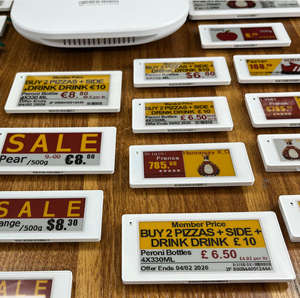 Etiqueta Electrónica de Precio con Bluetooth Ble5.0, Pantalla E-Paper de 3.5 Pulgadas, Epd Esp32 Api, Etiquetas Digitales para Estantes, Etiquetas de Precio Eas Nfc, Pantalla E-Ink Esl - Product Image 3