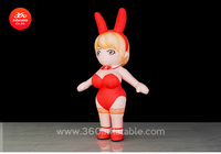 Costume gonflable publicitaire personnalisé, imperméable et durable, en tissu Oxford de haute qualité, gonflable à 360°