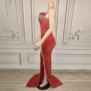 Novance Y4954 Vestido de Lantejoulas Feminino Sem Mangas Luxuoso para Festa Vestido de Noite Vestido de Gala Feminino - Product Image 2