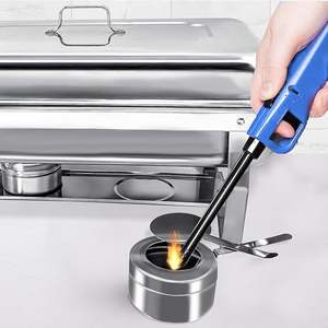 Großer 11L Edelstahl Chafing Dish für Hotel, Restaurant, Buffet – Speisenwärmer mit Brennpaste für Partys, Feiertage und Kirchliche Veranstaltungen - Product Image 3