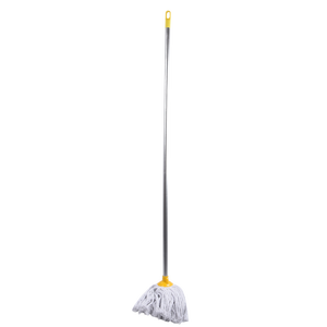 Fregona de algodón para limpieza del hogar, palo de madera de 120 cm de longitud con accesorios de plástico - Product Image 5