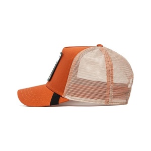 5 แผง Trucker หมวกตาข่ายเบสบอลหมวก SnapBack Gorras ที่กําหนดเองปักแพทช์การถ่ายเทความร้อนโลโก้กีฬากลางแจ้งหมวกสําหรับชาย - Product Image 4