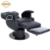 Siman Offre Spéciale noir salon de coiffure pas cher moderne salon de coiffure style barbier chaises ergonomique électrique pour homme