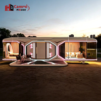 Maison capsule spatiale modulaire en acier haut de gamme personnalisée Cammi House – Bâtiment de bureau flexible et écologique, salon, chambre à coucher