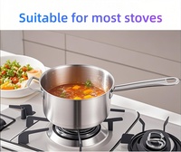 Ensemble de 4 casseroles en acier inoxydable, ensemble de 7 casseroles en acier inoxydable, ensemble de casseroles en acier inoxydable de haute qualité