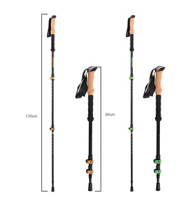 HISPEED bastone <span class=keywords><strong>da</strong></span> <span class=keywords><strong>Trekking</strong></span> multifunzionale in alluminio 1.35m <span class=keywords><strong>bastoncini</strong></span> <span class=keywords><strong>da</strong></span> <span class=keywords><strong>Trekking</strong></span> leggeri <span class=keywords><strong>bastoncini</strong></span> <span class=keywords><strong>da</strong></span> <span class=keywords><strong>Trekking</strong></span> - Product Image 2