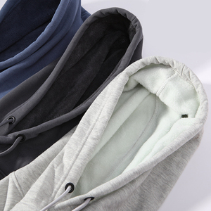 300gsm-500gsm de algodón sudaderas con capucha sudaderas en blanco al por mayor de encargo de lana/chenilla Sudadera con capucha - Product Image 6