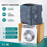 Siemens Baru Asli 6ES7 211-1AE40-0XB0 SIMATIC S7-1200 Dcdcdc Compact CPU 1211C 6ES7211-1AE40-0XB0 Pengontrol Pemrograman Plc