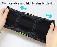 Attelle de cheville 3D tricotée élastique légère, durable, flexible, respirante et compressive