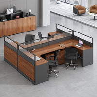 Bureau de direction modulaire moderne de la marque LANRAN, structure en bois, épaisseur 25 mm, usage commercial, vente directe d'usine, école, bureau