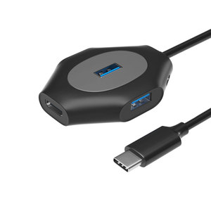 Koogold 4 en 1 Mini USB3.0 Hubs <span class=keywords><strong>USB</strong></span> con USB3.0 * 3 + 4K HDMI tipo C Hub para ¿<span class=keywords><strong>Macbook</strong></span> Pro/<span class=keywords><strong>Air</strong></span>/teléfono <span class=keywords><strong>adaptador</strong></span> de <span class=keywords><strong>USB</strong></span>-C? - Product Image 4