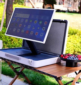 27inch di động màn hình cảm ứng pin Powered Android Vali Vali Màn hình hiển thị cho cắm trại giải trí - Product Image 3