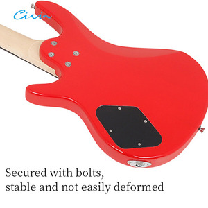 Guitar <span class=keywords><strong>bass</strong></span> điện thụ động chuyên nghiệp 5 dây, gỗ maple, 24 phím, thiết kế sân khấu, bán buôn, kèm bộ dây - Product Image 4