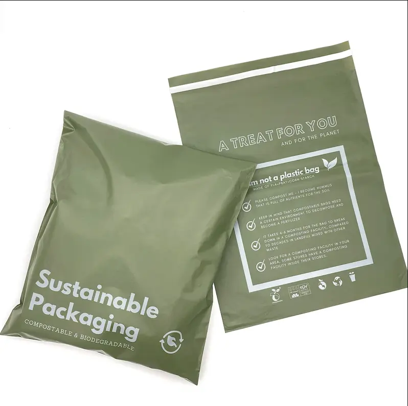 Biologisch Afbreekbare Grijze Koerierstas Biologisch Afbreekbare Gerecyclede Plastic Leveranciers Postzakken Gewatteerde Enveloppen Postzak