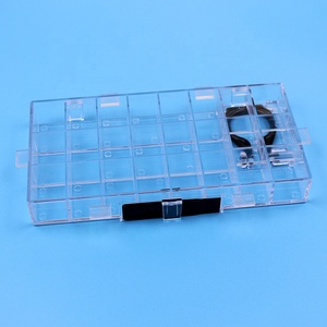 BECOL Offre Spéciale – Boîte de Palette en Plastique Transparente Hermétique à 24 Compartiments, Portable, Vide, pour Peinture Acrylique et <span class=keywords><strong>Aquarelle</strong></span>, Idéale pour Artistes - Product Image 4