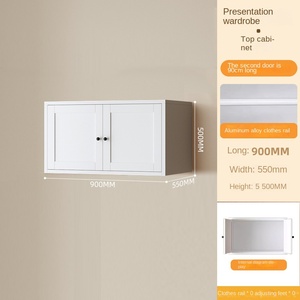 Grande capacità in acciaio MDF porta scorrevole Design moderno <span class=keywords><strong>per</strong></span> bambini in ferro guardaroba <span class=keywords><strong>per</strong></span> la casa camera da letto 60CM selezione esclusiva - Product Image 1