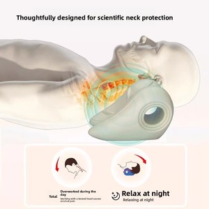 Cuscino Massaggiante per Collo e Spalle Zhijia, Correzione della Colonna Cervicale, Funzioni Lenitive e Allunganti per la Salute del Collo e delle Spalle, <span class=keywords><strong>Fitness</strong></span> Indoor - Product Image 2
