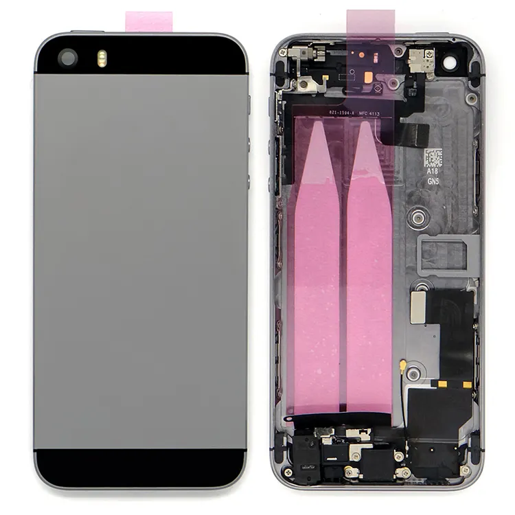 Задняя крышка мобильного телефона для Iphone 5, красная Задняя стеклянная Замена корпуса для Iphone 6s на 8 корпус