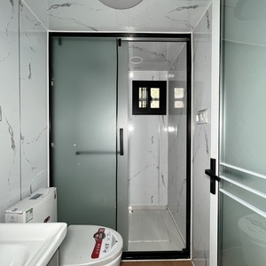 Từ Xa Tùy Chỉnh Prefab Nhỏ Nhỏ Nhà Văn Phòng 1 2 3 Phòng Ngủ <span class=keywords><strong>Modular</strong></span> Container Nhà Đúc Sẵn Với Vòi Hoa Sen Và Nhà Bếp - Product Image 6