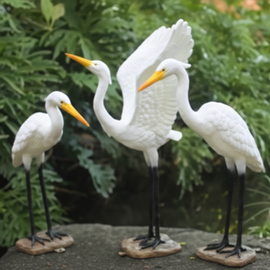 Lampe de jardin LED personnalisée IP65 en forme d'hibou 3D, en résine transparente et fibre de verre, pour extérieur, mariage, pelouse, festival - Product Image 1