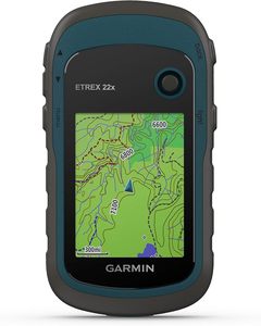 เครื่องนำทาง GPS แบบพกพา ETrex 22x ความแม่นยำสูง ทนทาน สำหรับใช้กับรถ ATV/เรือ/รถยนต์ สีดำ/น้ำเงิน - Product Image 2