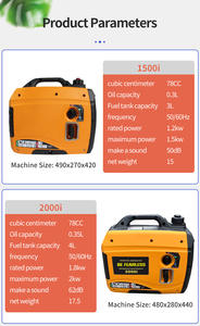 Générateur portable à double carburant 3000 <span class=keywords><strong>watts</strong></span> 3500w 110v/230V, générateur DC 12V/24V, générateur de moteur, en <span class=keywords><strong>stock</strong></span> - Product Image 5