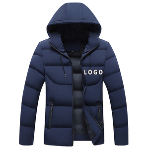 Chaqueta Acolchada de Invierno para Hombre, con Capucha, Relleno de Poliéster, Cierre de Cremallera, Largo Regular, Estilo Casual, ODM OEM - Product Image 1