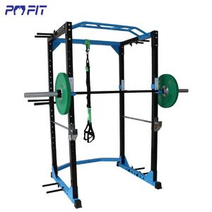 Estante de sentadillas para gimnasio, máquina de entrenamiento de fuerza muscular <span class=keywords><strong>con</strong></span> polea, estante de pared eléctrico, más barato - Product Image 2
