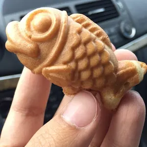 德国品牌迷你鱼 taiyaki 华夫饼卡通制造商制作机