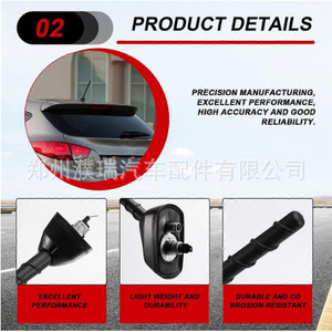 Ensemble de base de mât d'antenne pour Hyundai Ix35 2010, référence 962102S600, en matériau composite, 50 ohms, antenne de toit - Product Image 5