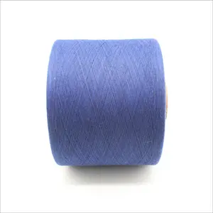 Ne 20/1 24/1 Open end recycled cotton blended yarn for Socks Knitting
