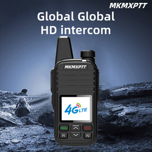 Mkmxptt zello 4gpoc mạng phát thanh 5000km toàn cầu Walkie Talkie với thẻ Sim Long Range Mạng công cộng hai cách phát thanh vô tuyến di động - Product Image 2