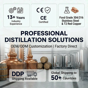 Distillateur d'alcool continu Teve 200L haute performance en cuivre/acier inoxydable pour vin, whisky et <span class=keywords><strong>éthanol</strong></span> - Product Image 5