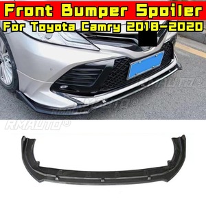 ลิ้นกันชนหน้ารถยนต์ สีดำเงา สำหรับ Toyota Camry 2018-2020 ชุดแต่งกันชนหน้า อุปกรณ์ตกแต่งรถยนต์ - Product Image 5