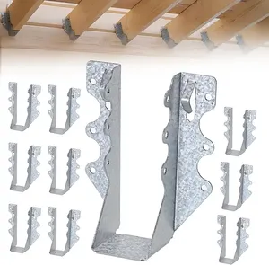 Support de poutre 2 po x 6 po, calibre 18, à double cisaillement, fixation frontale <span class=keywords><strong>pour</strong></span> bois et plancher - Product Image 2