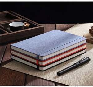 Carnet de notes promotionnel personnalisé avec logo, couverture rigide en papier thermique, journal ligné d'entreprise, coffret cadeau - Product Image 5