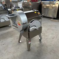 Máquina Comercial de Alta Velocidad para Cortar y Rebanar Verduras con Motor DC, Picadora Rebanadora de Vegetales de Alta Velocidad para Restaurantes