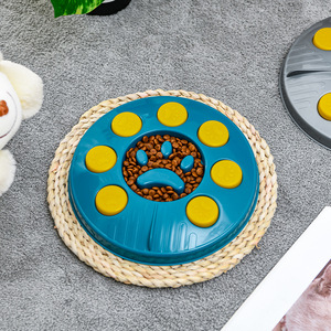 Giocattoli Puzzle per animali addestramento interattivo giocattoli IQ cibo tratta Twister piastra di gioco per cani alimentazione lenta - Product Image 2