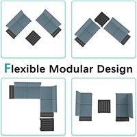 Ensemble de 5 tables et chaises de bar réglables en HDPE pour extérieur, résistant aux intempéries, idéal pour patio, balcon, jardin et bord de piscine - Stock US