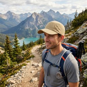 Casquette <span class=keywords><strong>de</strong></span> sport résistante à l'eau et à séchage rapide pour la <span class=keywords><strong>randonnée</strong></span>, le cyclisme, la course à pied, visière pliable, protection solaire, chapeau performant avec aérations - Product Image 5