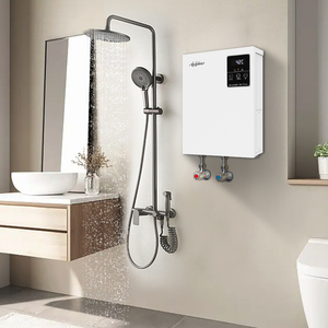 Chauffe-eau électrique instantané en acier inoxydable, élément chauffant à chauffage rapide, température constante - Product Image 2