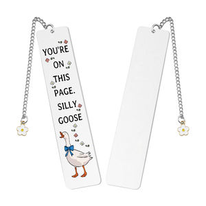 Personalizado Diversão Padrão <span class=keywords><strong>Metal</strong></span> Marcadores Provérbio Aço Inoxidável Artesanato Livro Clipe Borla Acessórios Museu Galeria Cultural e Criativa - Product Image 2